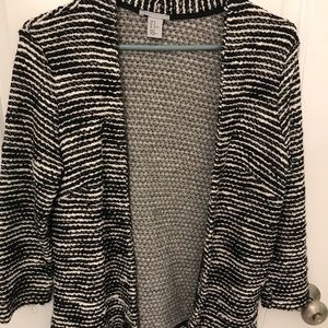 Black/white H & M blazer